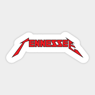 Tennessee - Typography Art Sticker